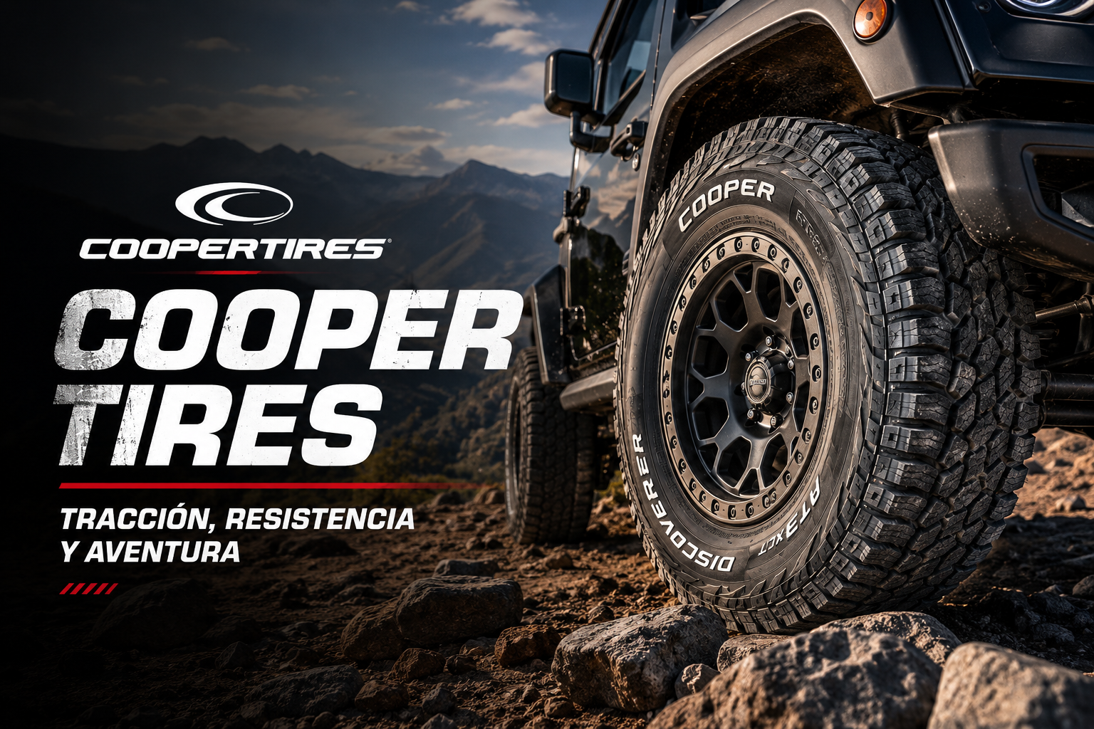 Cooper Tires: neumáticos 4x4 para tracción, resistencia y aventura