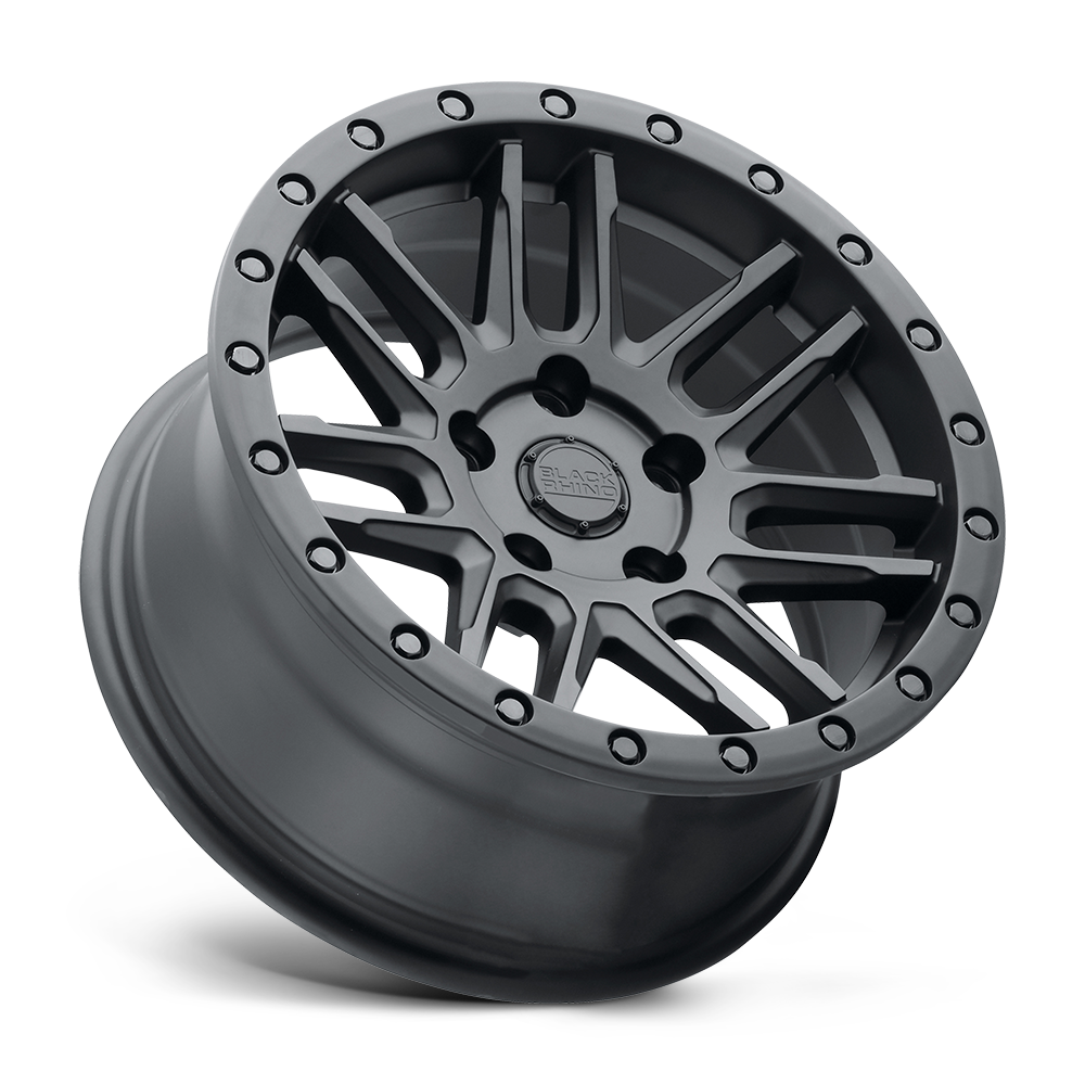 15X7.0 5X100/15 Black Rhino Arches Matte Black - OffRoad-LLAUBRCHN015001-Llantas