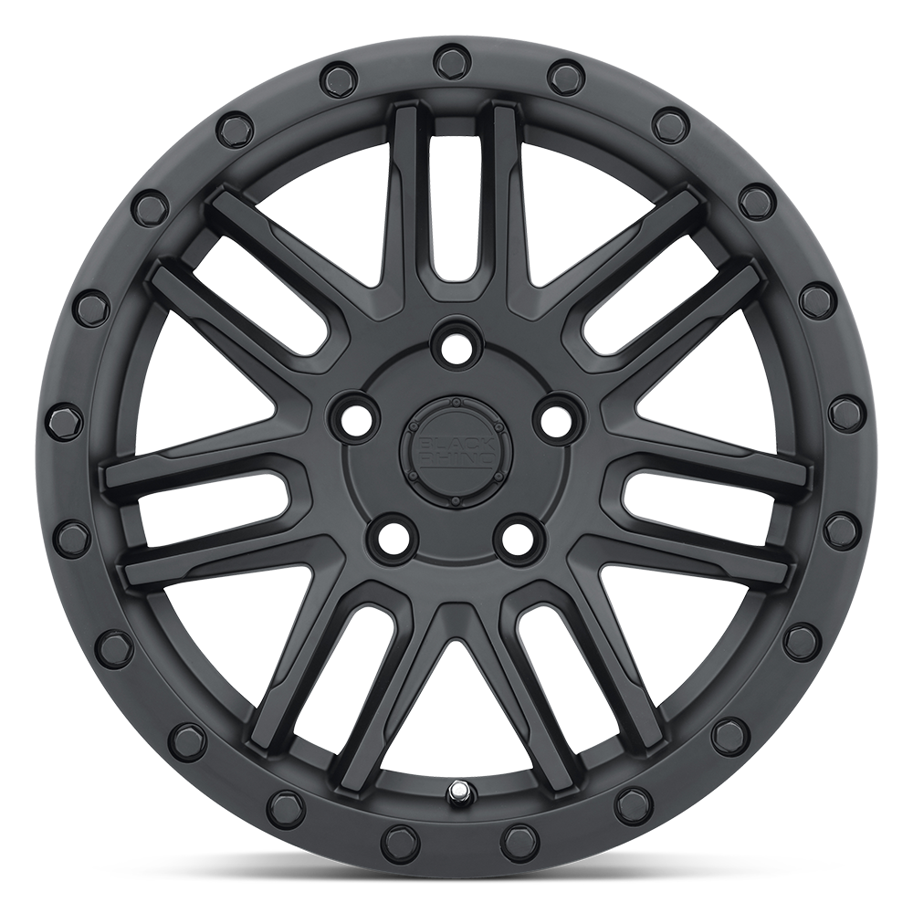 15X7.0 5X100/15 Black Rhino Arches Matte Black - OffRoad-LLAUBRCHN015001-Llantas