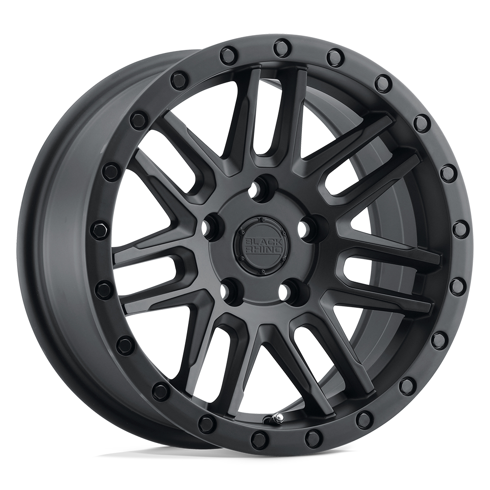 15X7.0 5X100/15 Black Rhino Arches Matte Black - OffRoad-LLAUBRCHN015001-Llantas