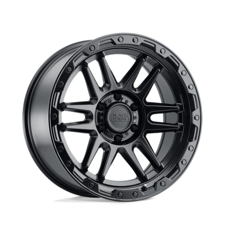 17X8.5 6X114.3/00 Black Rhino Apache Matte Black/Black Bolts - OffRoad-LLCTBRCHN017075-Llantas