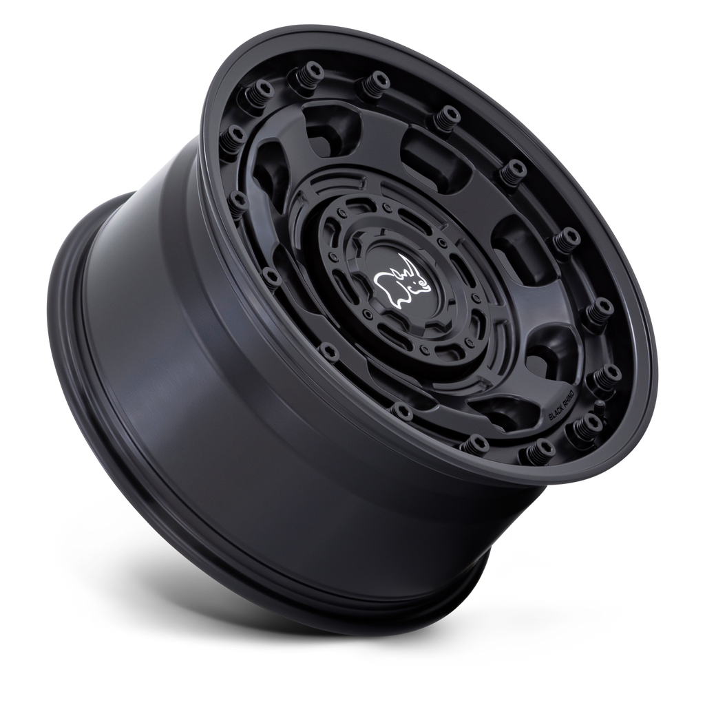 17X8.5 6X135/6X139.7 /-10 Black Rhino Atlas Matte Black - OffRoad-LLCTBRCHN017093-Llantas