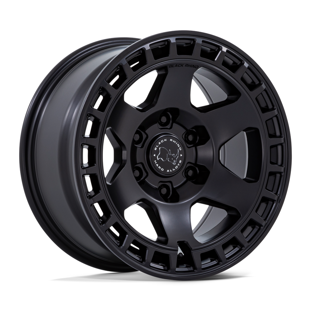 17X8.5 6X139.7/-10 Black Rhino Bahari Matte Black - OffRoad-LLCTBRCHN017102-Llantas