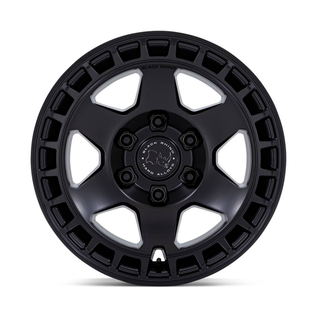 17X8.5 6X139.7/-10 Black Rhino Bahari Matte Black - OffRoad-LLCTBRCHN017102-Llantas