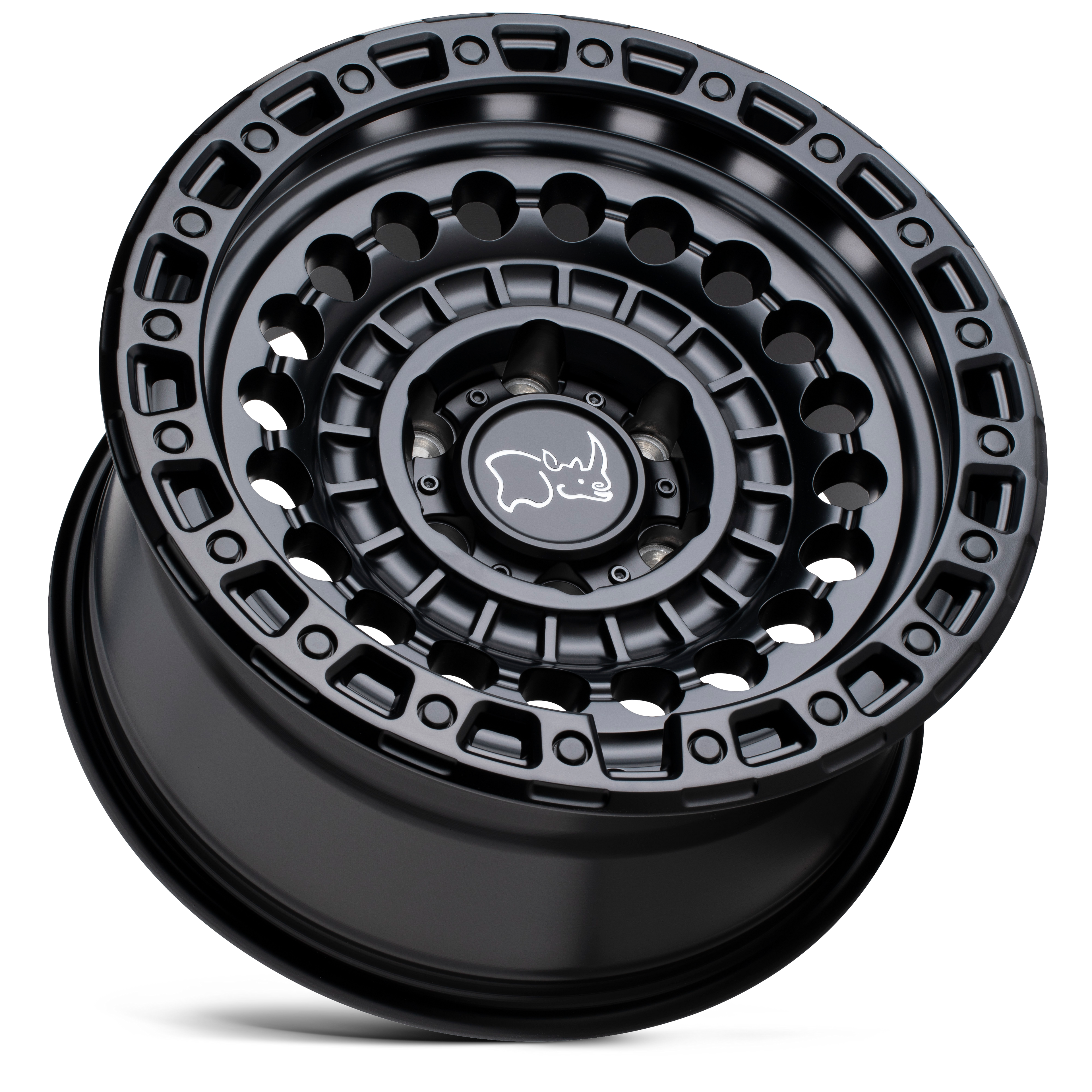 17X8.5 6X139.7/-10 Black Rhino Sentinel Matte Black - OffRoad-LLCTBRCHN017043-Llantas