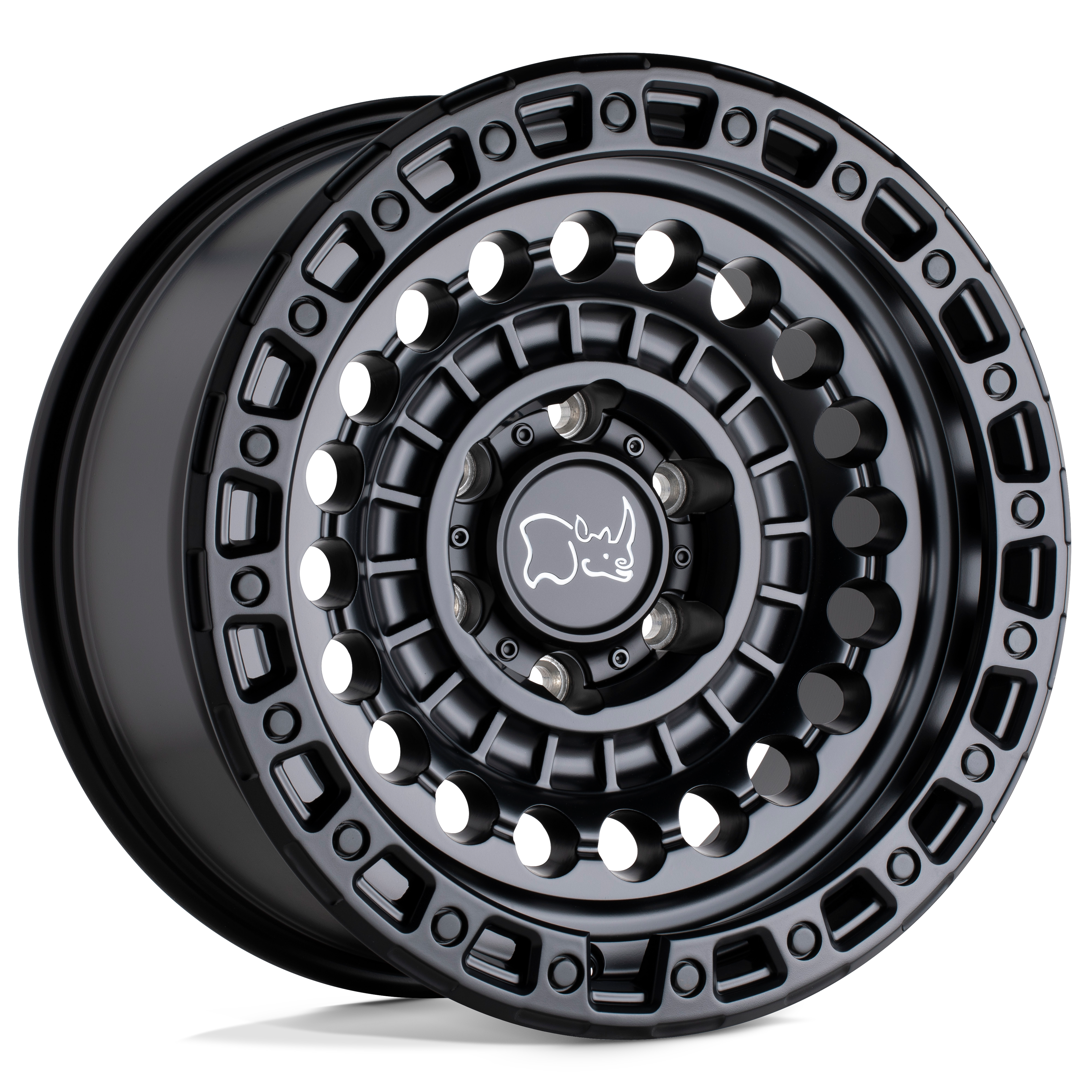 17X8.5 6X139.7/-10 Black Rhino Sentinel Matte Black - OffRoad-LLCTBRCHN017043-Llantas