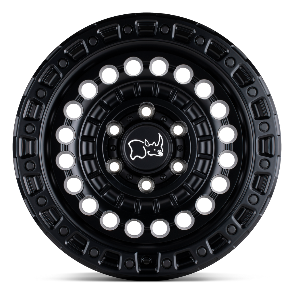17X8.5 6X139.7/-10 Black Rhino Sentinel Matte Black - OffRoad-LLCTBRCHN017043-Llantas