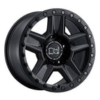17X8.5 6X139.7/-18 Black Rhino Ravine Matte Black - OffRoad-LLCTBRCHN017039-Llantas