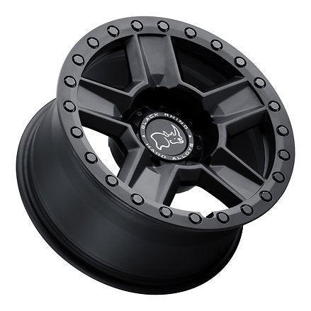 17X8.5 6X139.7/-18 Black Rhino Ravine Matte Black - OffRoad-LLCTBRCHN017039-Llantas