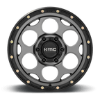 17X8.5 6X139.7/00 Kmc Dirty Harry Satin Gray W/Blk Lip Cb106 - OffRoad-LLCTKMCHN017016-Llantas