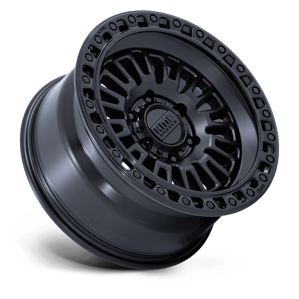 17X8.5 6X139.7/00 Kmc Km554 Aztec Matte Black W/Gloss Black - OffRoad-LLCTKMCHN017010-Llantas