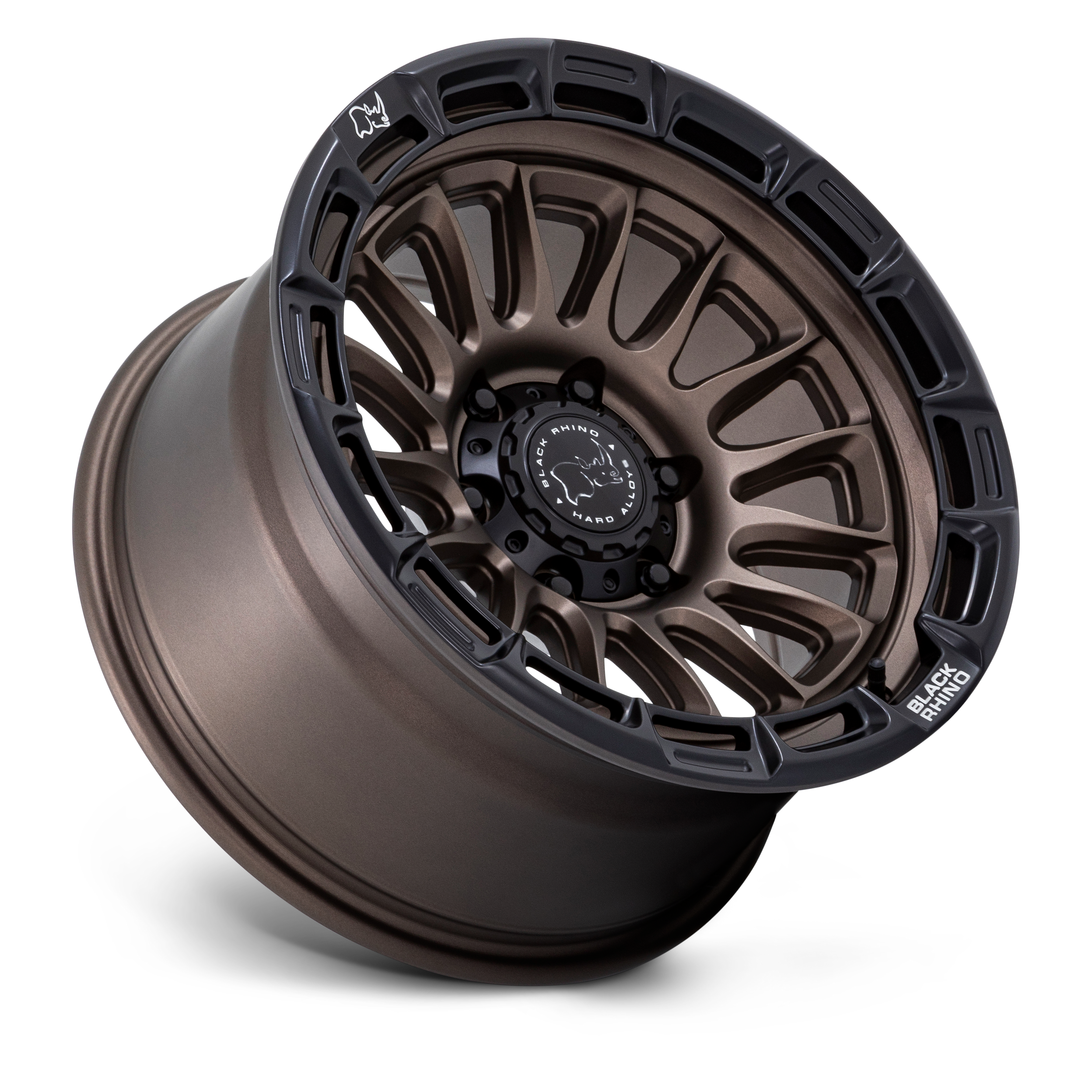17X8.5 6X139.7/10 Black Rhino Rival Burnt Bronze W/M.Blk Lip - OffRoad-LLCTBRCHN017112-Llantas