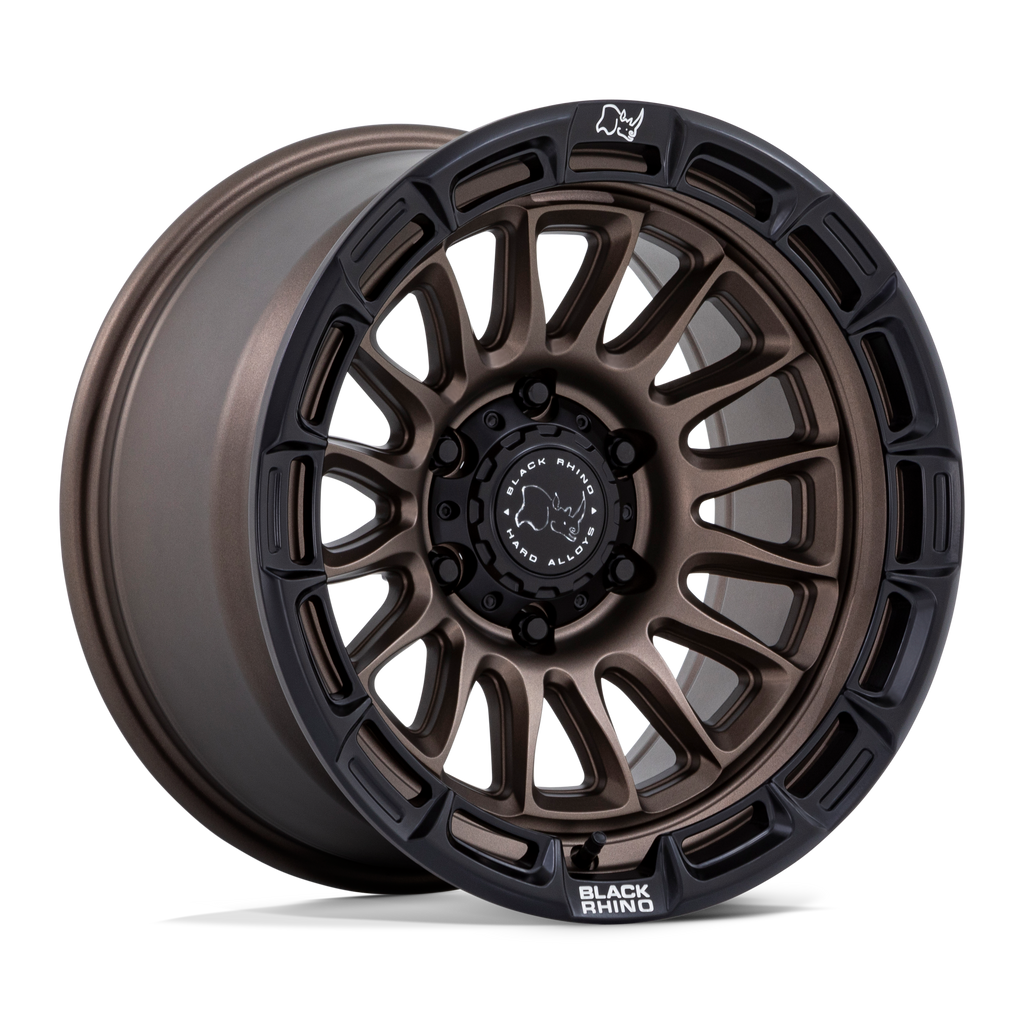 17X8.5 6X139.7/10 Black Rhino Rival Burnt Bronze W/M.Blk Lip - OffRoad-LLCTBRCHN017112-Llantas