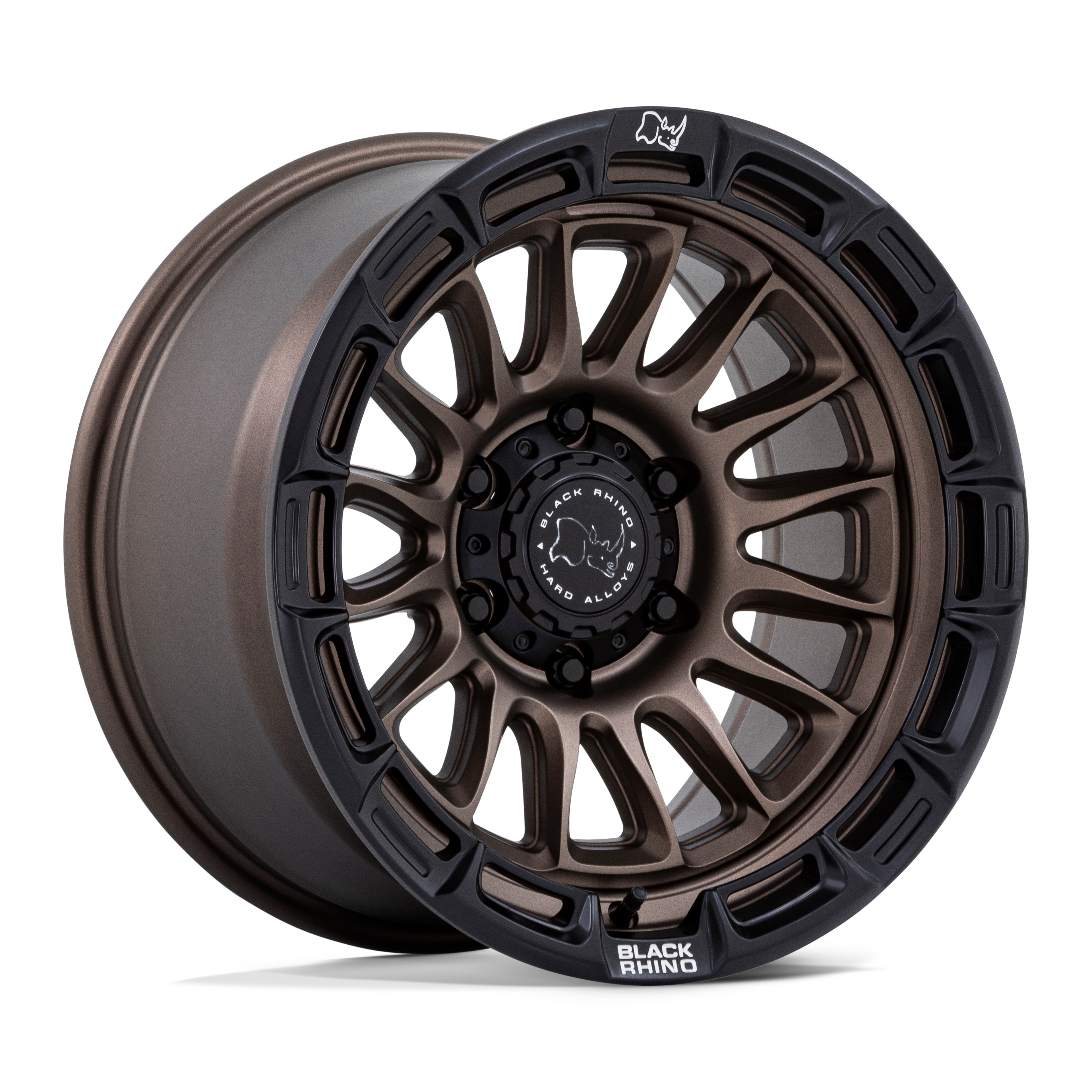 17X8.5 6X139.7/10 Black Rhino Rival Burnt Bronze W/M.Blk Lip - OffRoad-LLCTBRCHN017112-Llantas
