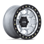 17X8.5 6X139.7/10 Kmc Riot Machined W/Satin Black Lip Cb106 - OffRoad-LLCTKMCHN017011-Llantas