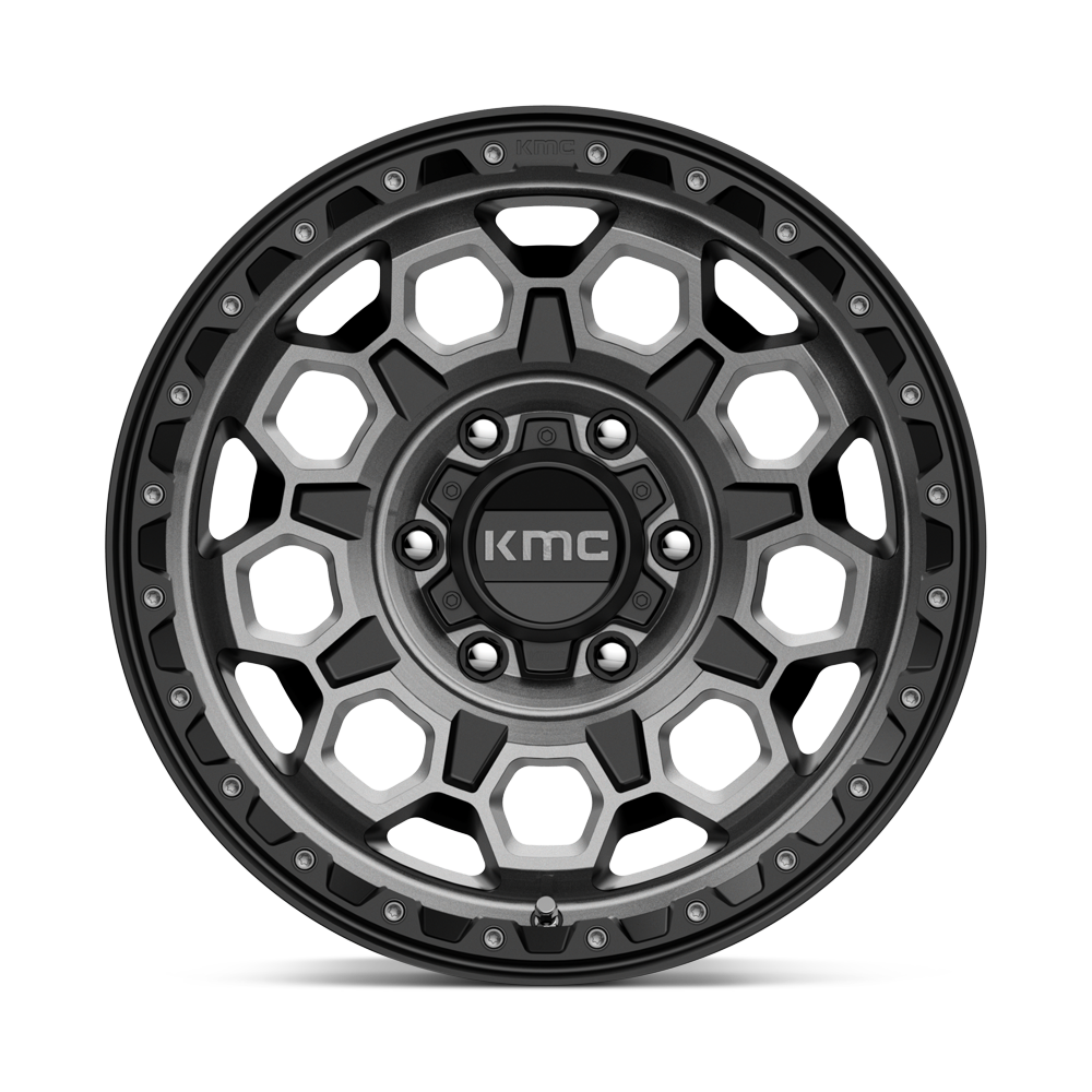 17X9.0 5X127/-12 Kmc Trek Satin Black With Gray Tint Cb71.5 - OffRoad-LLCTKMCHN017017-Llantas