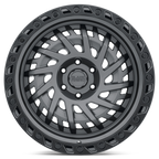 17X9.0 5X127/-18 Black Rhino Shredder Matte Gunmetal/Blk Lip - OffRoad-LLCTBRCHN017088-Llantas