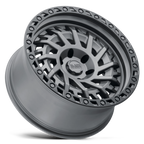 17X9.0 5X127/-18 Black Rhino Shredder Matte Gunmetal/Blk Lip - OffRoad-LLCTBRCHN017088-Llantas