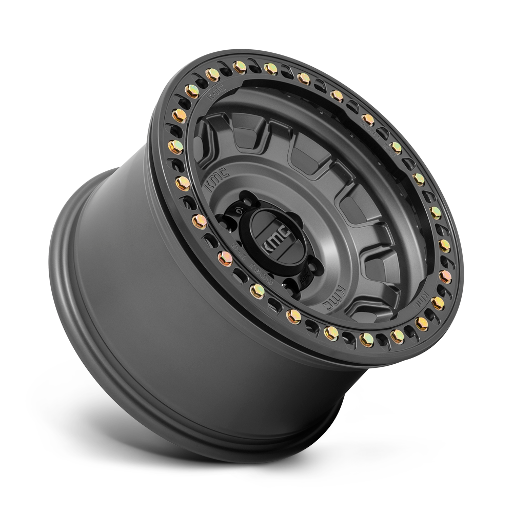 17X9.0 5X127/-38 Kmc Tank Beadlock Anthracite Km236 - OffRoad-LLCTKMCHN017003-Llantas