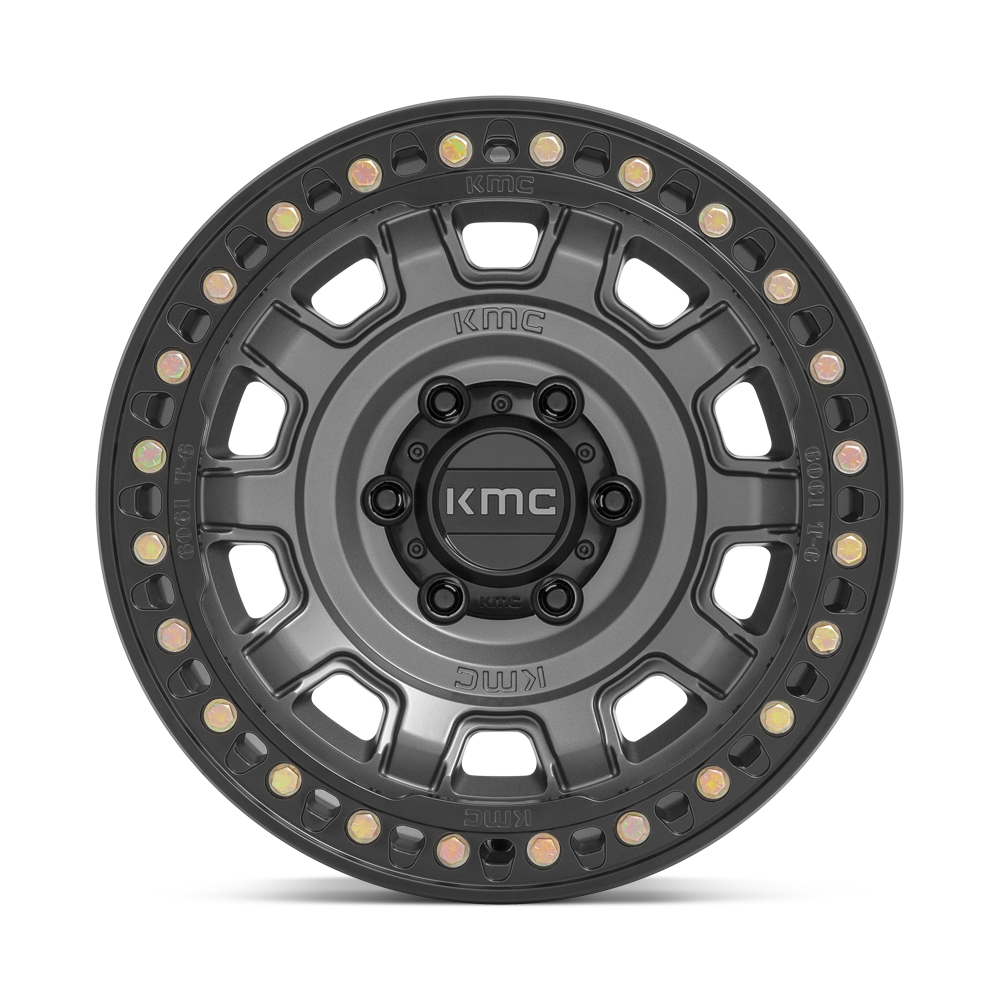 17X9.0 5X127/-38 Kmc Tank Beadlock Anthracite Km236 - OffRoad-LLCTKMCHN017003-Llantas