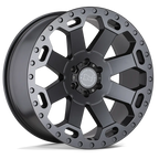 17X9.0 6X135/12 Black Rhino Warlord Matte Black W/Machine - OffRoad-LLCTBRCHN017003-Llantas
