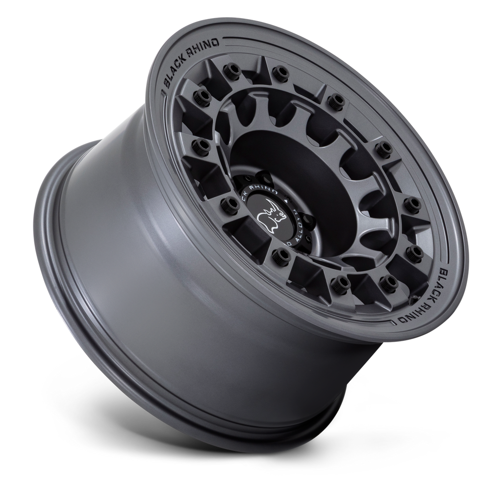 17X9.0 6X139.7 /-12 Black Rhino Fuji Matte Gunmetal - OffRoad-LLCTBRCHN017089-Llantas