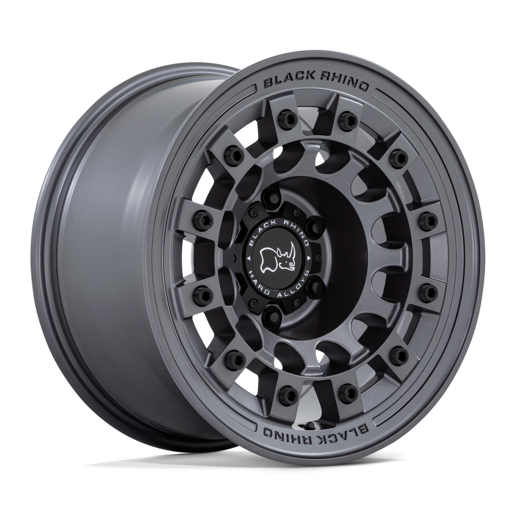 17X9.0 6X139.7 /-12 Black Rhino Fuji Matte Gunmetal - OffRoad-LLCTBRCHN017089-Llantas