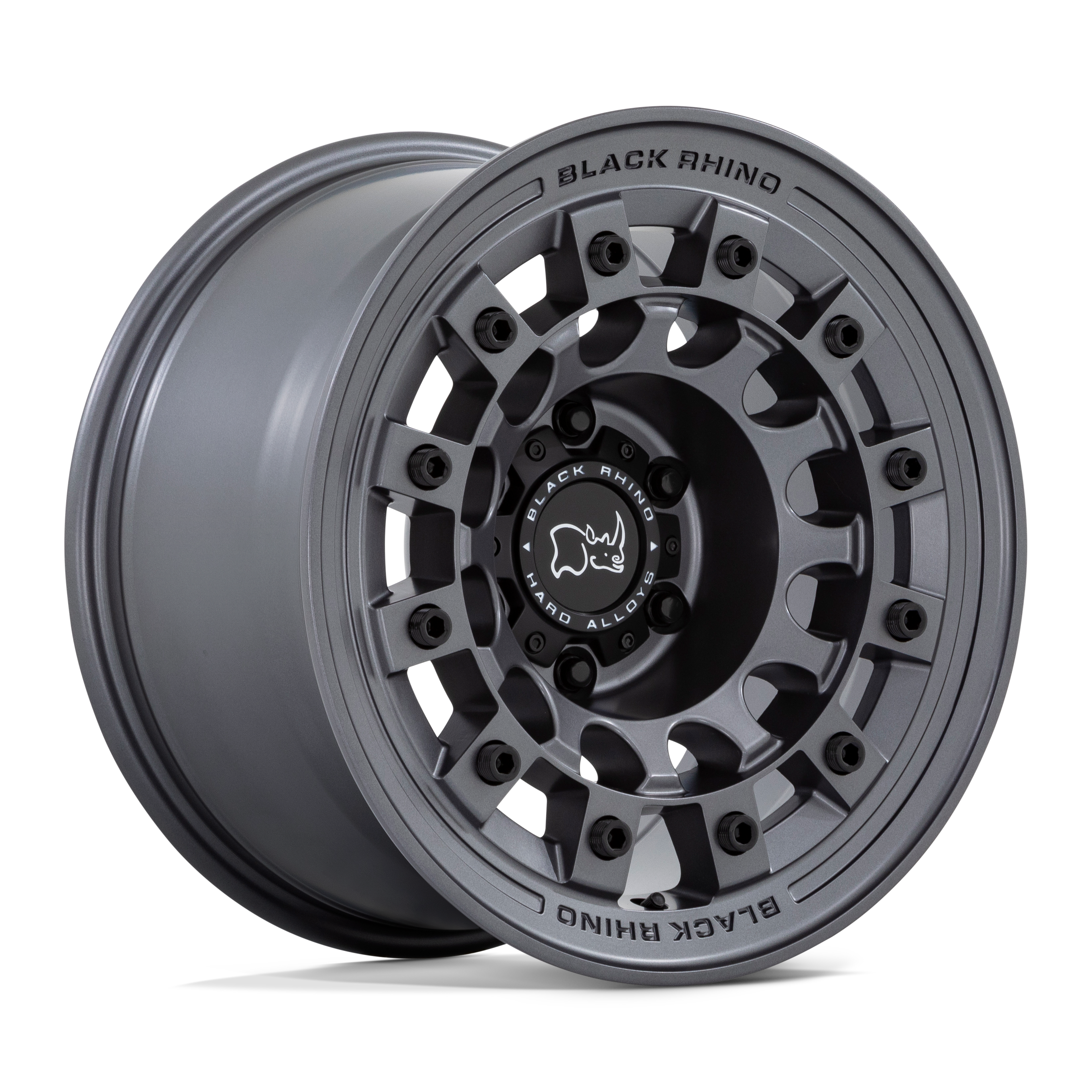17X9.0 6X139.7 /-12 Black Rhino Fuji Matte Gunmetal - OffRoad-LLCTBRCHN017089-Llantas