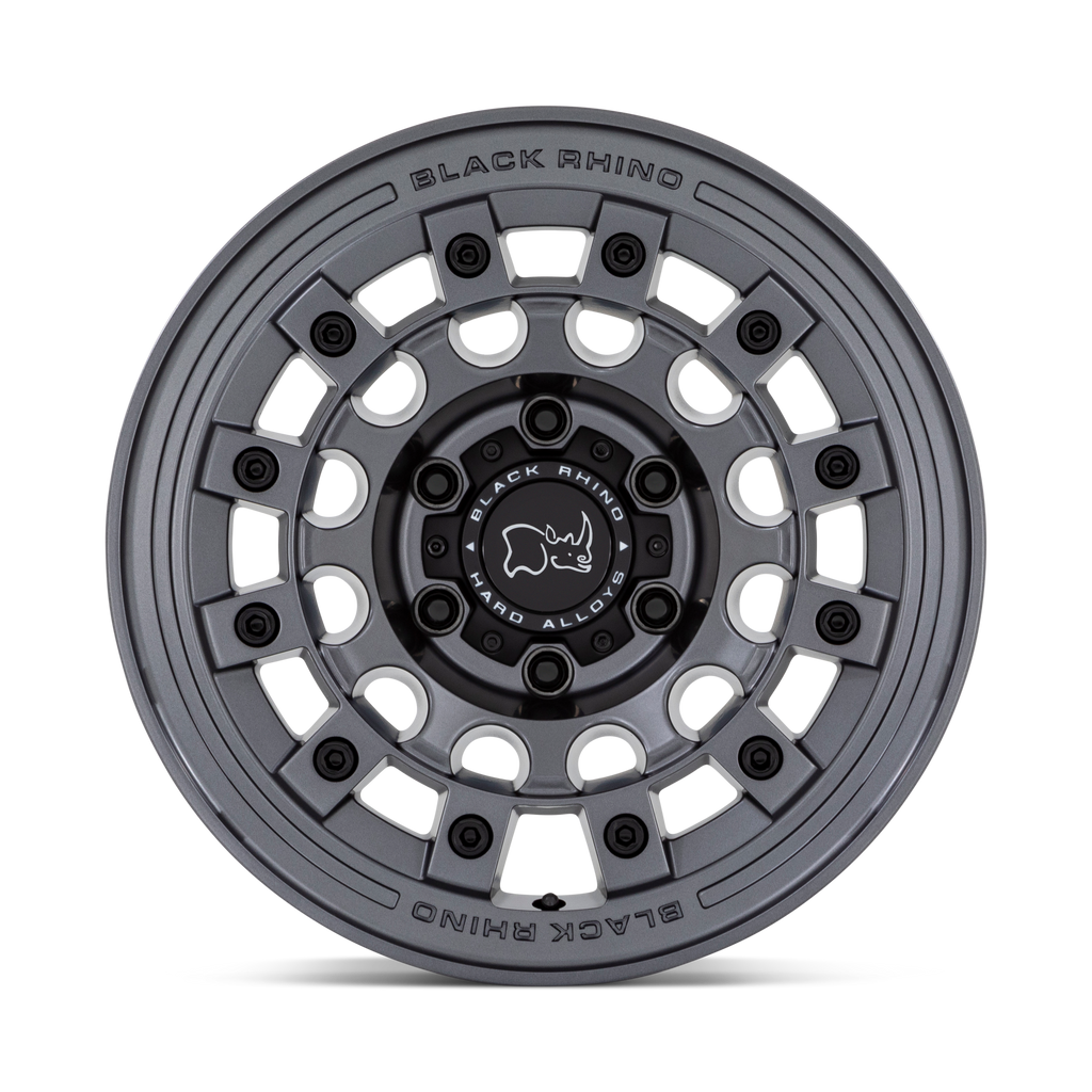 17X9.0 6X139.7 /-12 Black Rhino Fuji Matte Gunmetal - OffRoad-LLCTBRCHN017089-Llantas