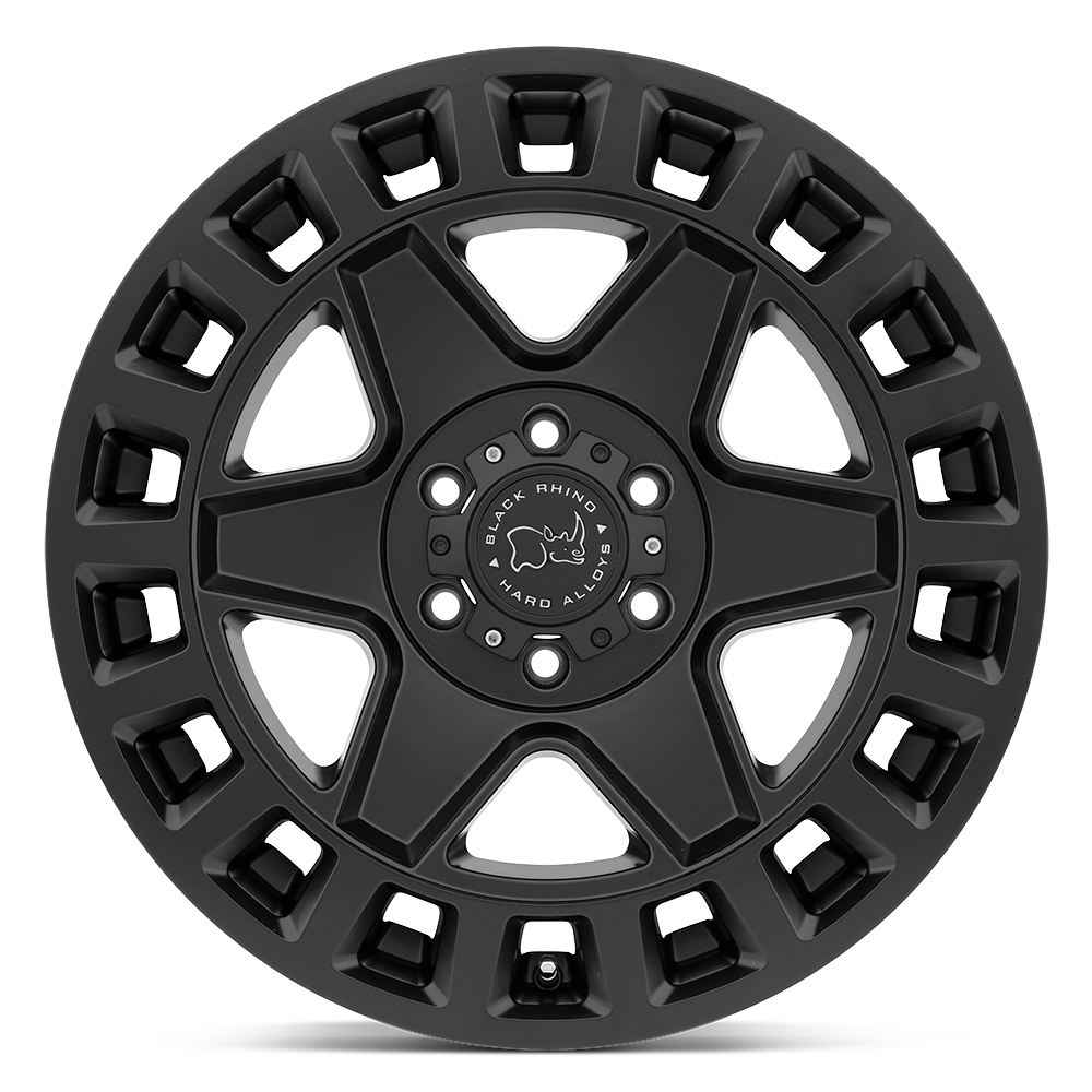 17X9.0 6X139.7/-12 Black Rhino York Matte Black - OffRoad-LLCTBRCHN017037-Llantas