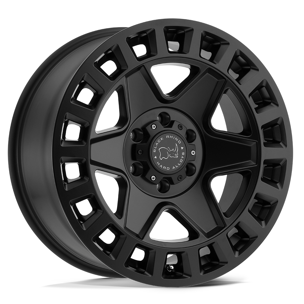17X9.0 6X139.7/-12 Black Rhino York Matte Black - OffRoad-LLCTBRCHN017037-Llantas