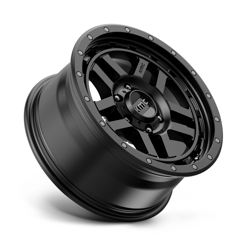 17X9.0 6X139.7/-12 Kmc Recon Satin Black Cb106.25 - OffRoad-LLCTKMCHN017015-Llantas