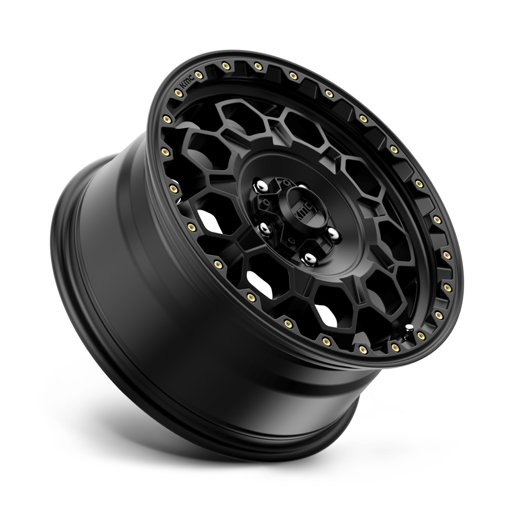 17X9.0 6X139.7/-12 Kmc Trek Satin Black Cb106.1 - OffRoad-LLCTKMCHN017019-Llantas