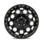 17X9.0 6X139.7/-12 Kmc Trek Satin Black Cb106.1 - OffRoad-LLCTKMCHN017019-Llantas