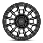 17X9.0 6X139.7/00 Kmc Km547 Carnage Satin Black W/Gray Tint - OffRoad-LLCTKMCHN017004-Llantas