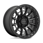 17X9.0 6X139.7/00 Kmc Km547 Carnage Satin Black W/Gray Tint - OffRoad-LLCTKMCHN017004-Llantas