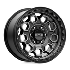 17X9.0 6X139.7/00 Kmc Trek Satin Black With Gray Tint Cb106. - OffRoad-LLCTKMCHN017018-Llantas