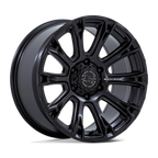 17X9.0 6X139.7/12 Black Rhino Diamondback Matte Black Cb106, - OffRoad-LLCTBRCHN017117-Llantas