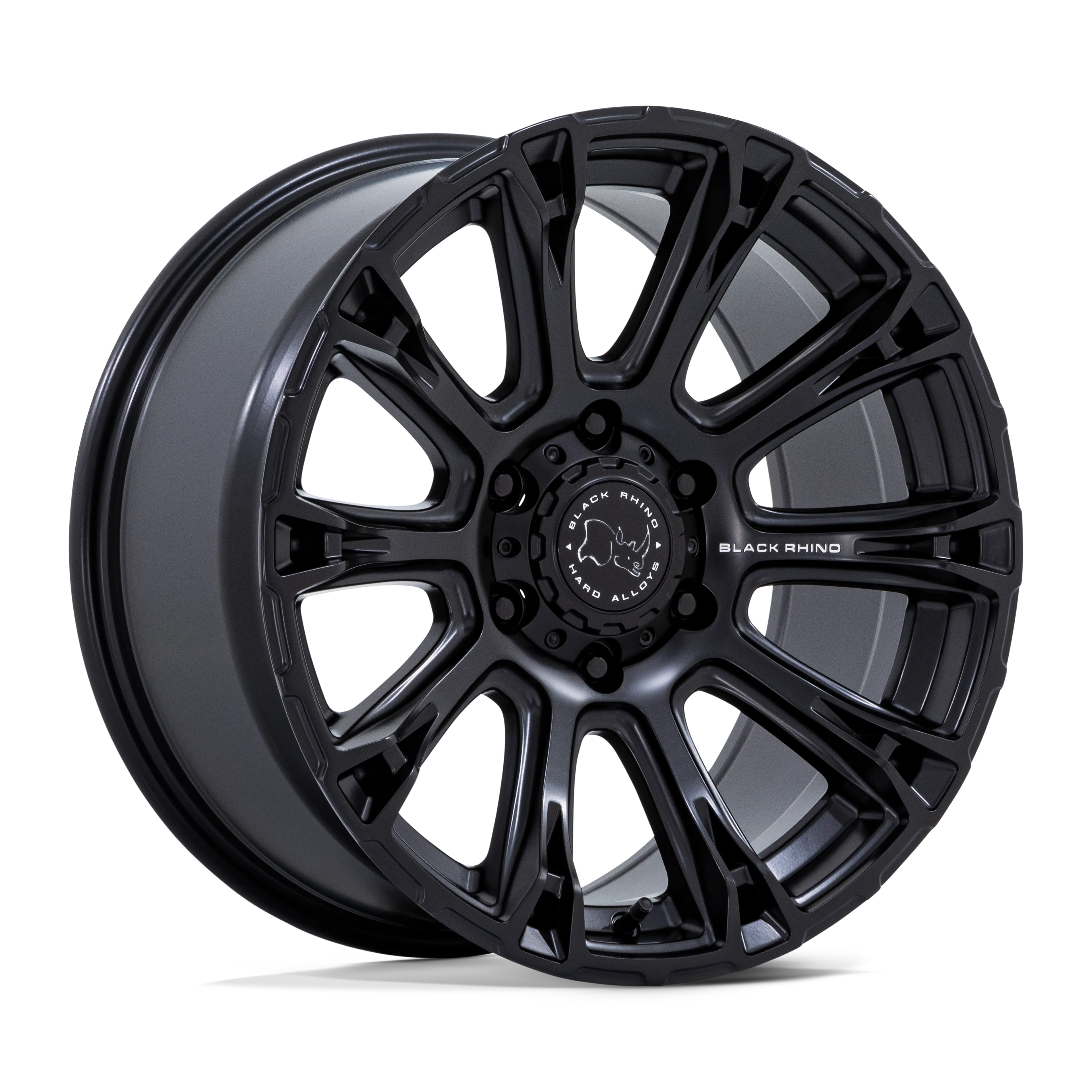 17X9.0 6X139.7/12 Black Rhino Diamondback Matte Black Cb106, - OffRoad-LLCTBRCHN017117-Llantas
