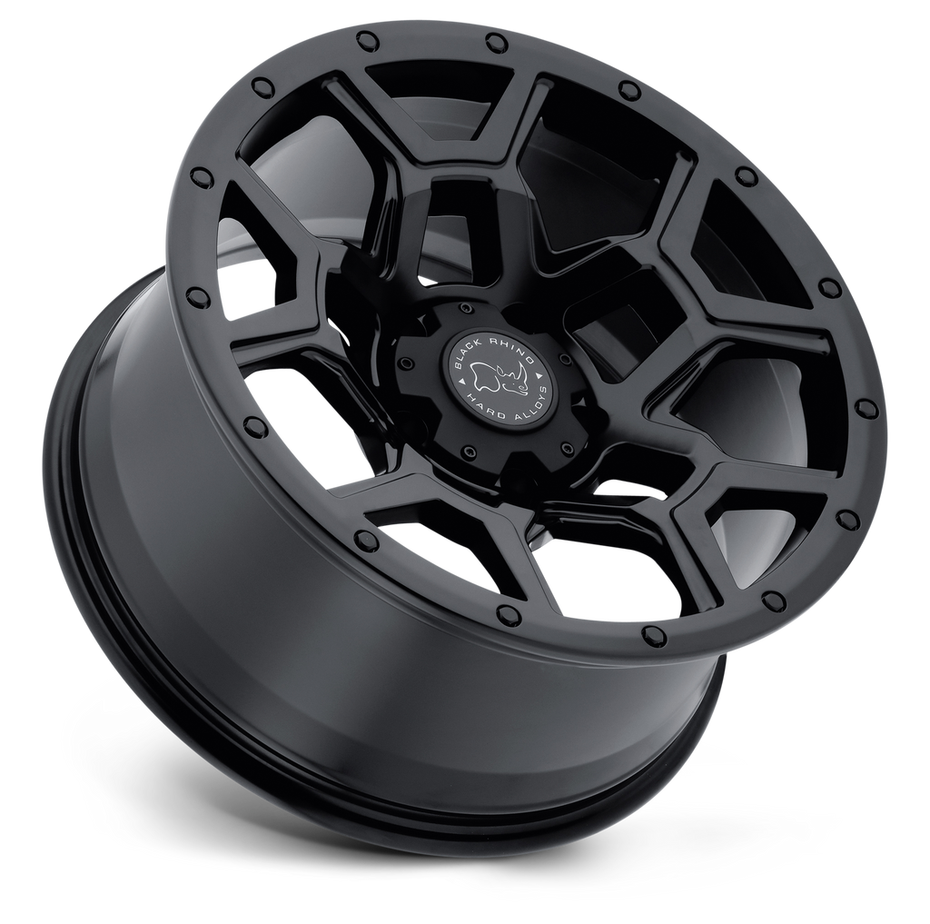 17X9.5 6X139.7/-18 Black Rhino Overland Matte Black - OffRoad-LLCTBRCHN017030-Llantas