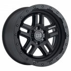 17X9.5 6X139.7/-18 Black Rhino Barstow Matte Black