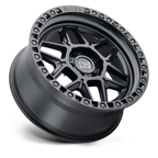 20X9.0 6X139.7/12 Black Rhino Kelso Matte Black W/Black Bolt - OffRoad-LLCTBRCHN020011-Llantas