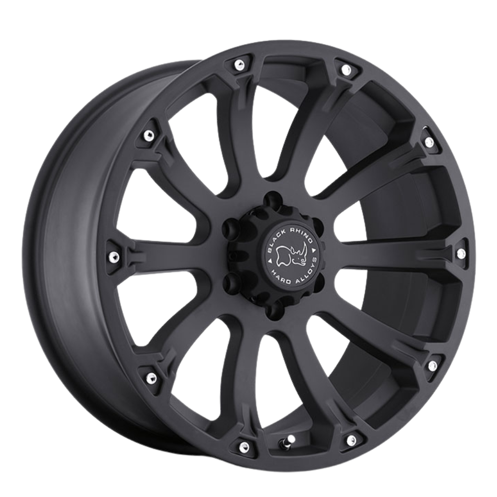 20X9.0 6X139.7/12 Black Rhino Sidewinder Matte Black - OffRoad-LLCTBRCHN020020-Llantas