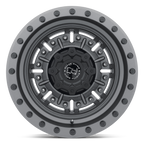 20X9.5 6X135/12 Black Rhino Abrams Textured Matte Gunmetal - OffRoad-LLCTBRCHN020024-Llantas