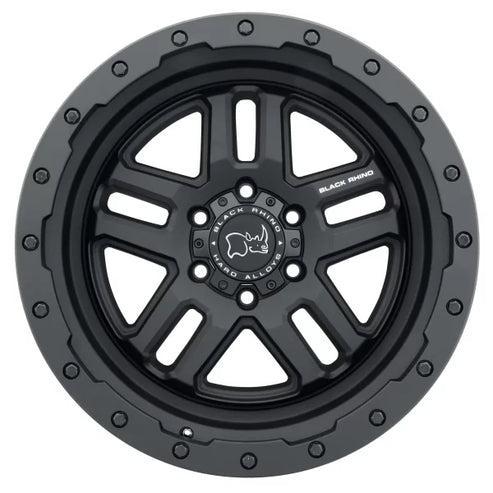 20X9.5 6X135/12 Black Rhino Barstow Matte Black - OffRoad-LLCTBRCHN020010-Llantas
