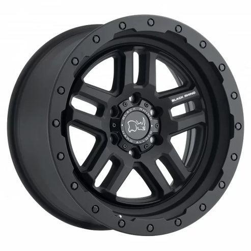 20X9.5 6X135/12 Black Rhino Barstow Matte Black - OffRoad-LLCTBRCHN020010-Llantas