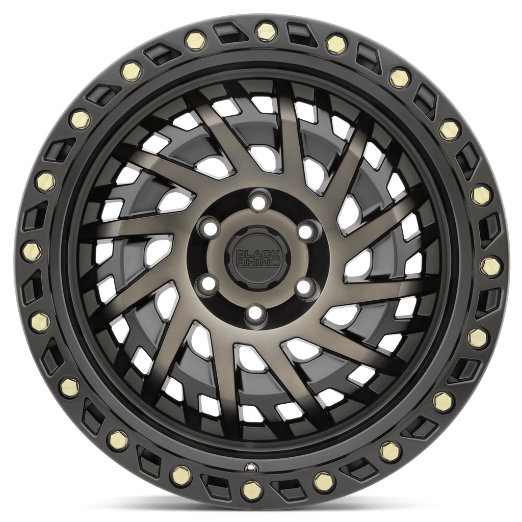20X9.5 6X139.7/-12 Black Rhino Shredder Matte Black Dark - OffRoad-LLCTBRCHN020091-Llantas