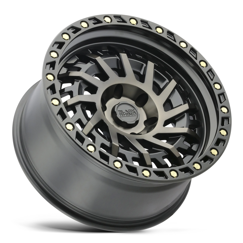 20X9.5 6X139.7/-12 Black Rhino Shredder Matte Black Dark - OffRoad-LLCTBRCHN020091-Llantas