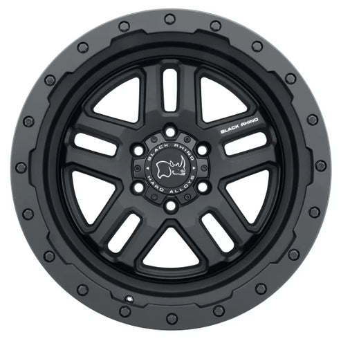 17X8.0 5X120/30 Black Rhino Barstow  Matte Black