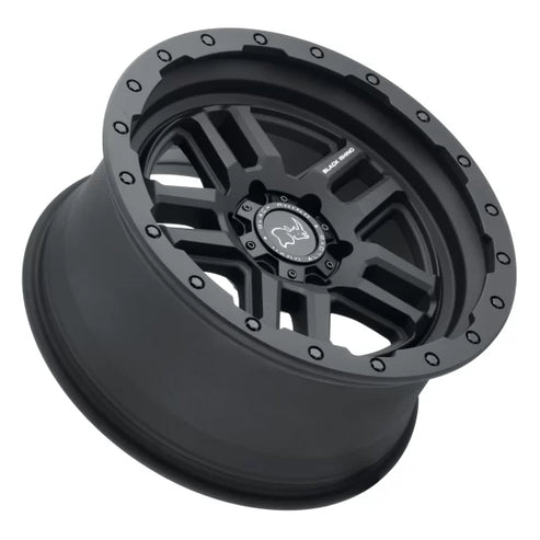 17X8.0 5X120/30 Black Rhino Barstow  Matte Black